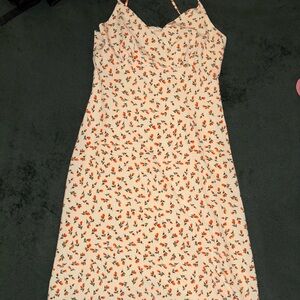 Floral Cream Dress